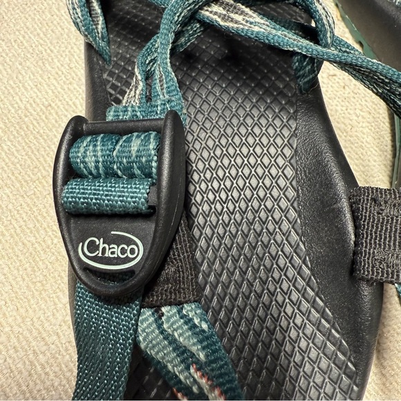 Chaco Women's Sandals in Black and Teal - Picture 8 of 8
